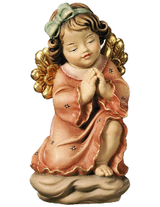 a baby angel praying